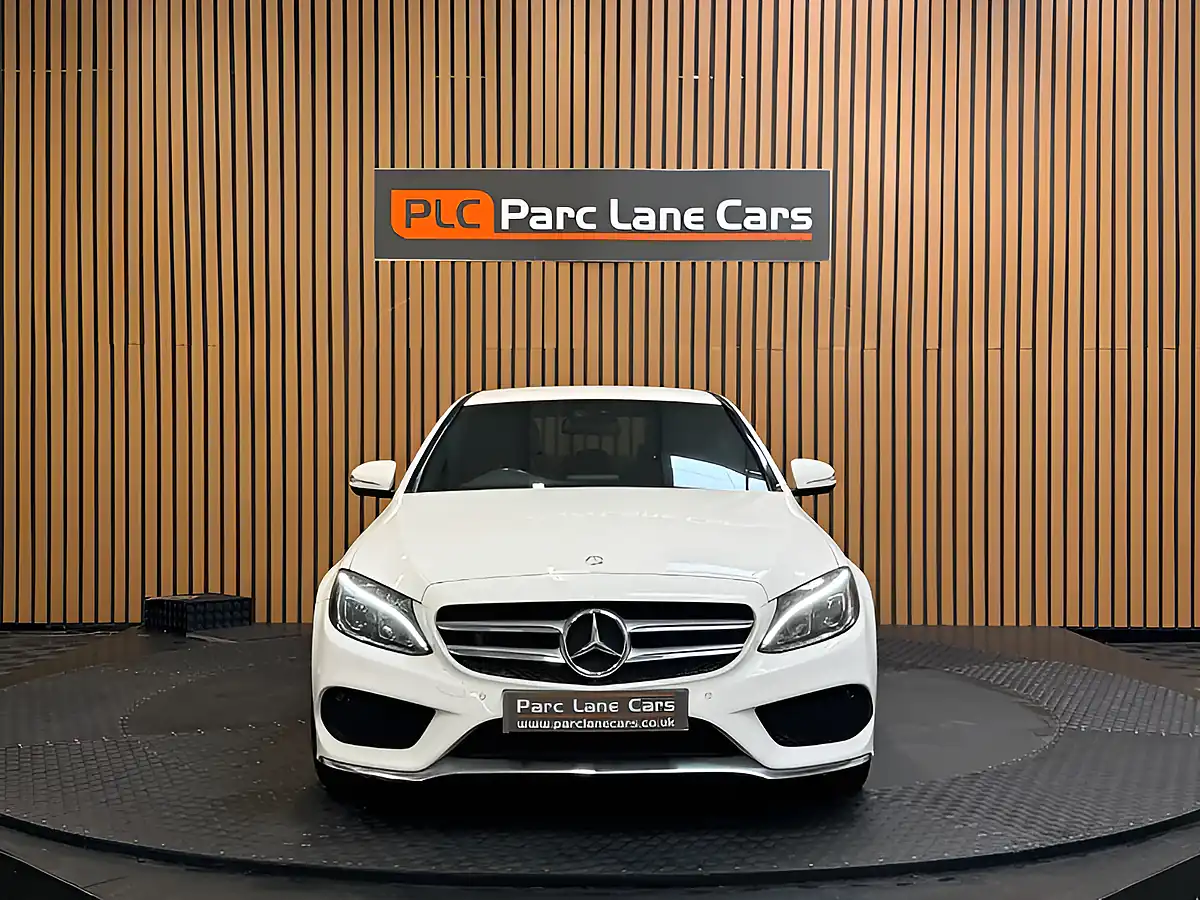 Used 2014 Mercedes-Benz C Class AMG Line White - Interior and Exterior details 2