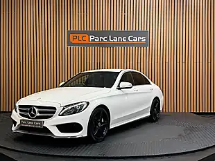 Used 2014 Mercedes-Benz C Class AMG Line White - Interior and Exterior details 3