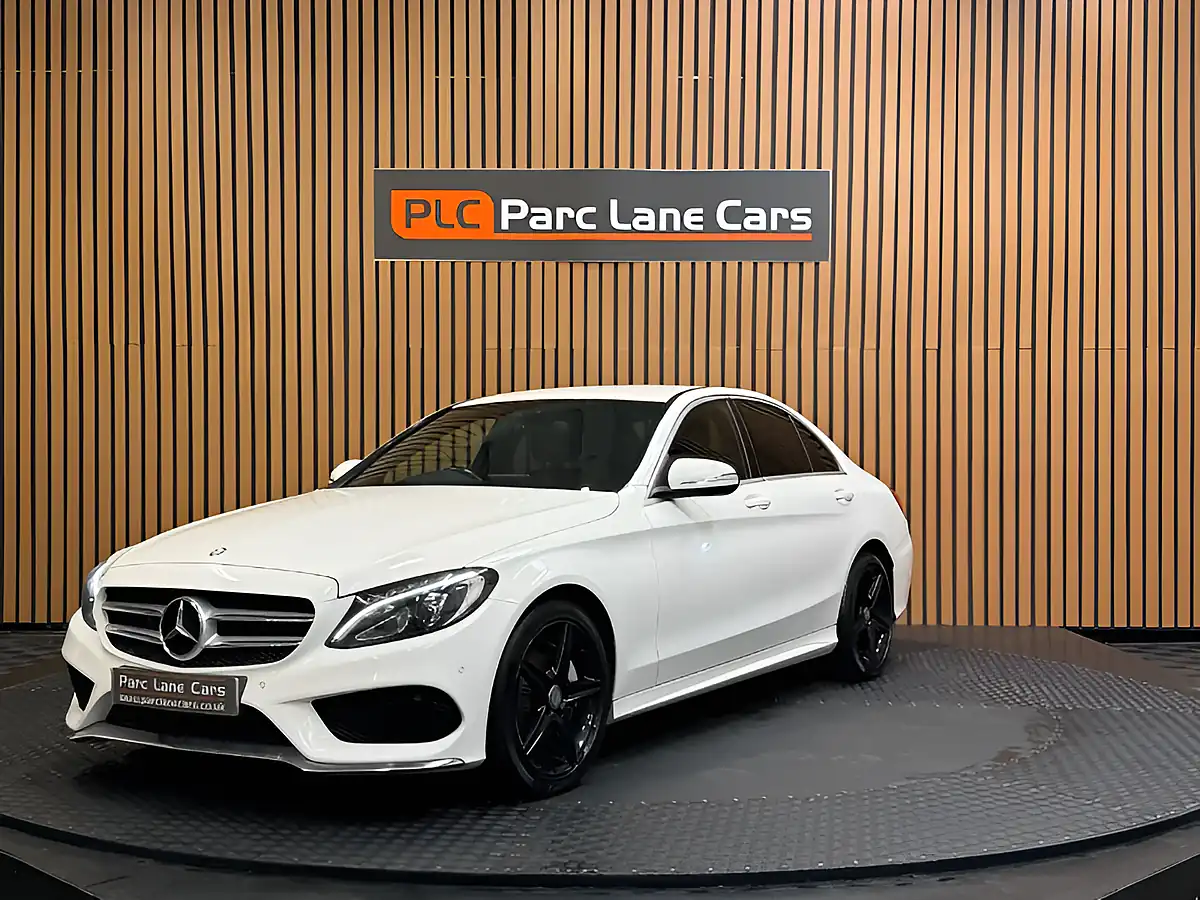Used 2014 Mercedes-Benz C Class AMG Line White - Interior and Exterior details 3