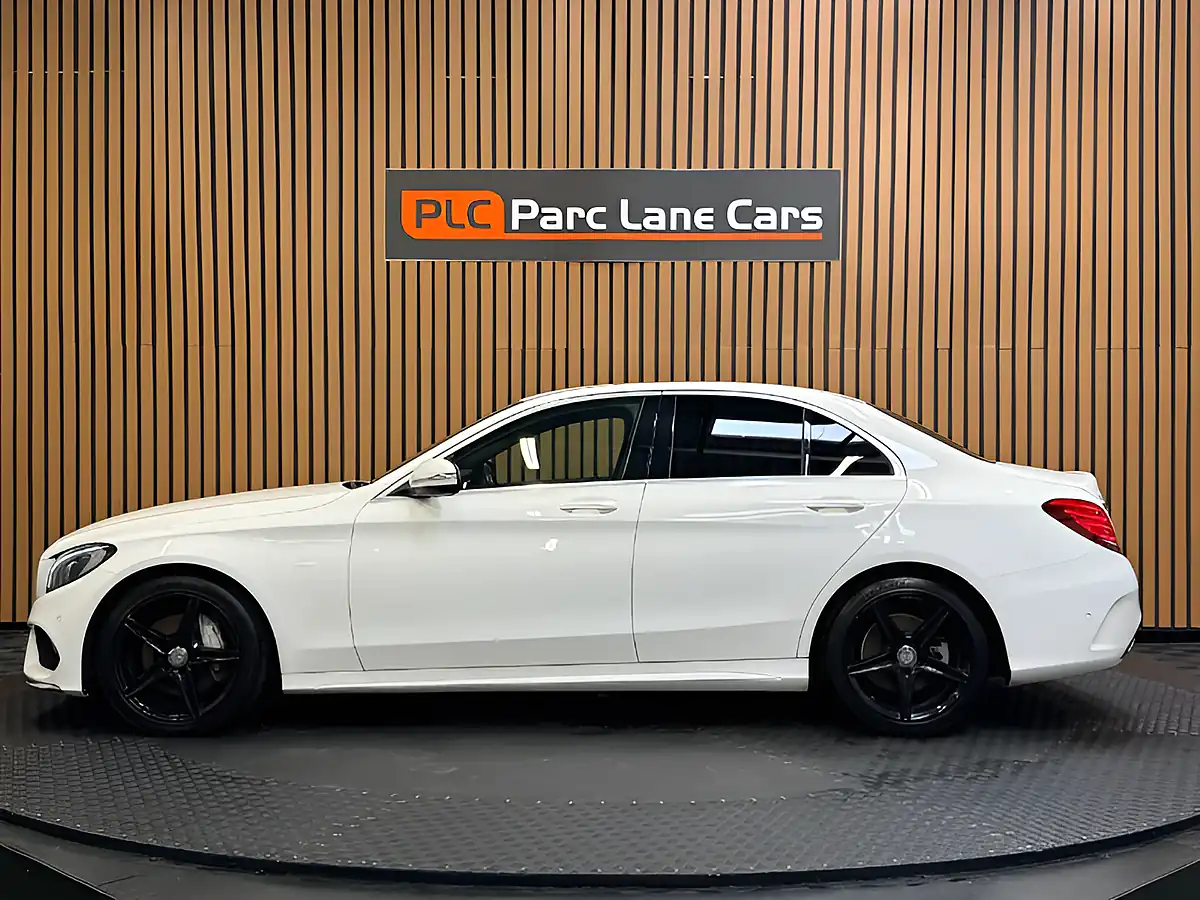 Used 2014 Mercedes-Benz C Class AMG Line White - Interior and Exterior details 4