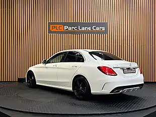 Used 2014 Mercedes-Benz C Class AMG Line White - Interior and Exterior details 5