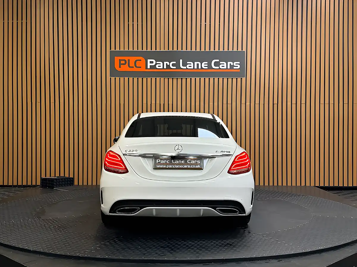Used 2014 Mercedes-Benz C Class AMG Line White - Interior and Exterior details 6