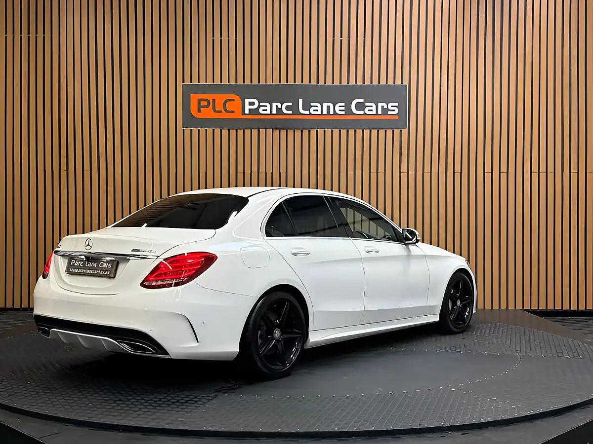 Used 2014 Mercedes-Benz C Class AMG Line White - Interior and Exterior details 7