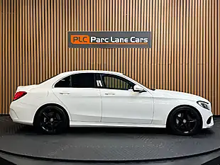 Used 2014 Mercedes-Benz C Class AMG Line White - Interior and Exterior details 8