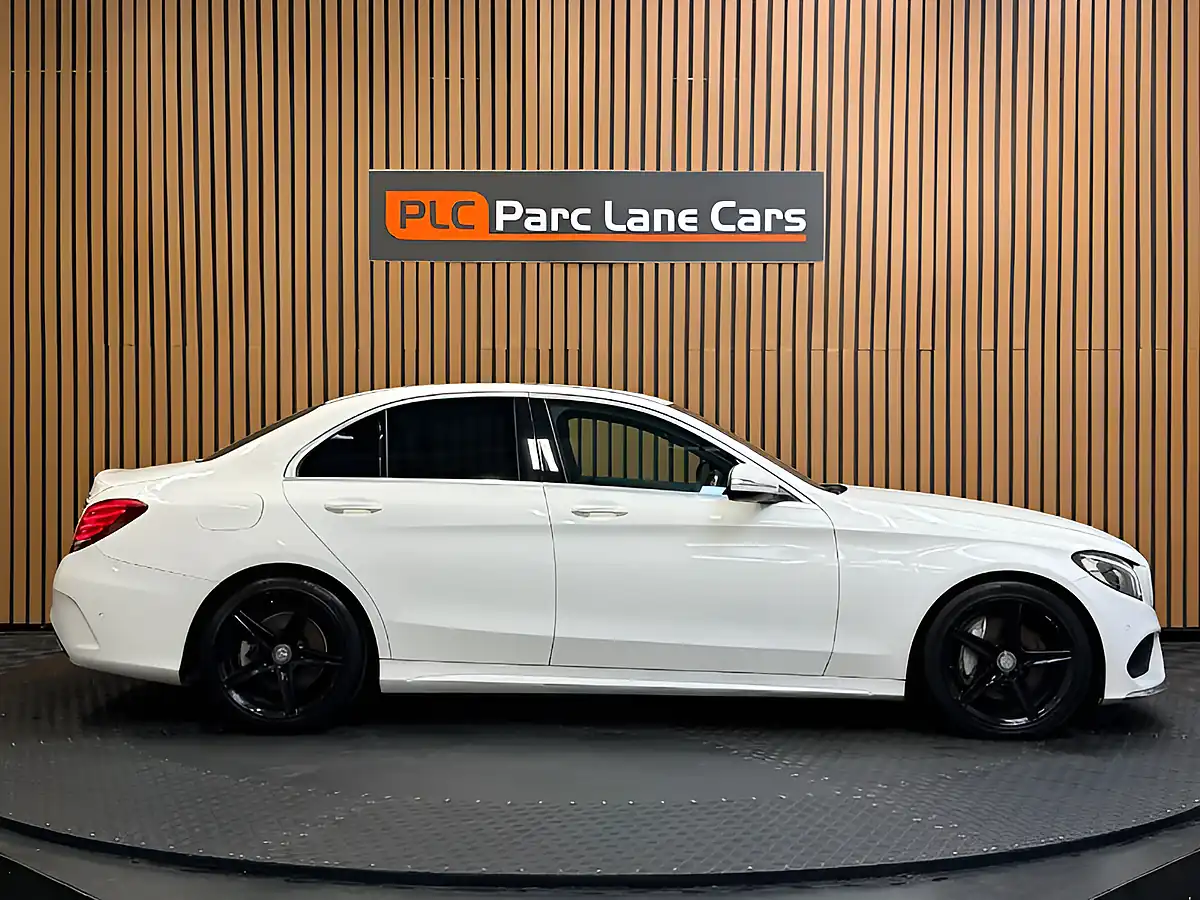 Used 2014 Mercedes-Benz C Class AMG Line White - Interior and Exterior details 8