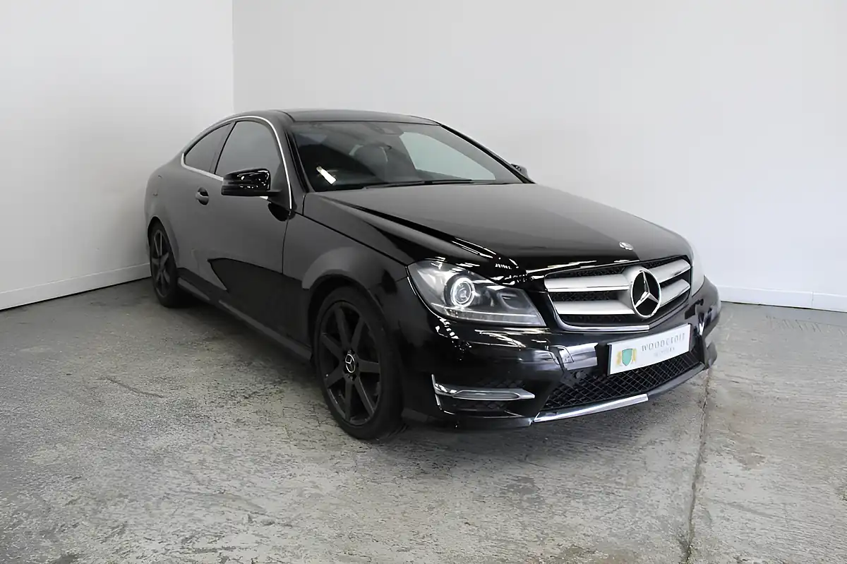 Used 2014 Mercedes-Benz C Class AMG Sport Edition Black - Front View