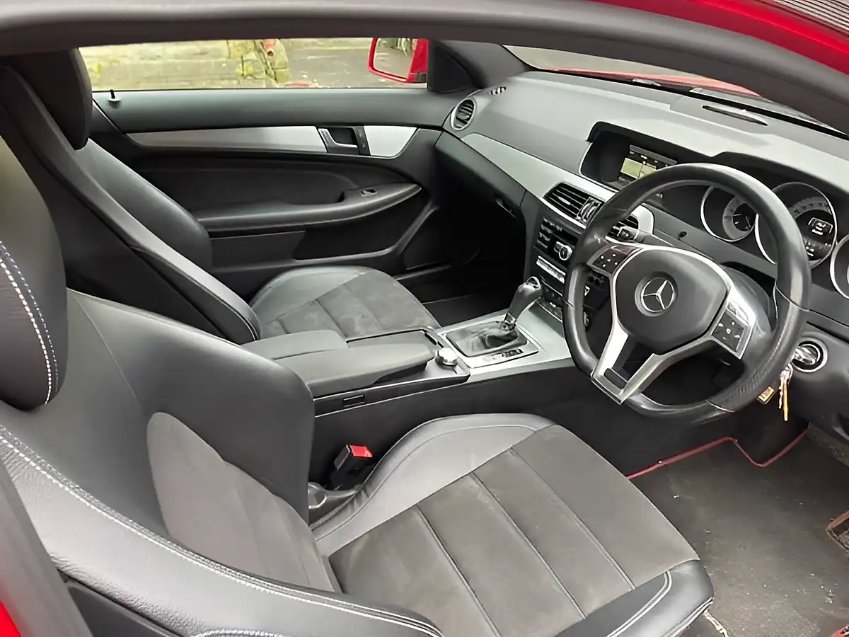 Used 2014 Mercedes-Benz C Class AMG Sport Edition Carmin Red - Interior and Exterior details 12