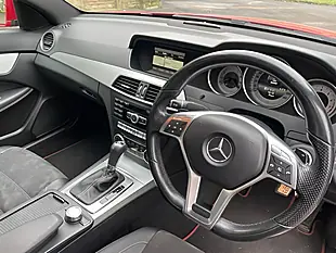 Used 2014 Mercedes-Benz C Class AMG Sport Edition Carmin Red - Interior and Exterior details 13