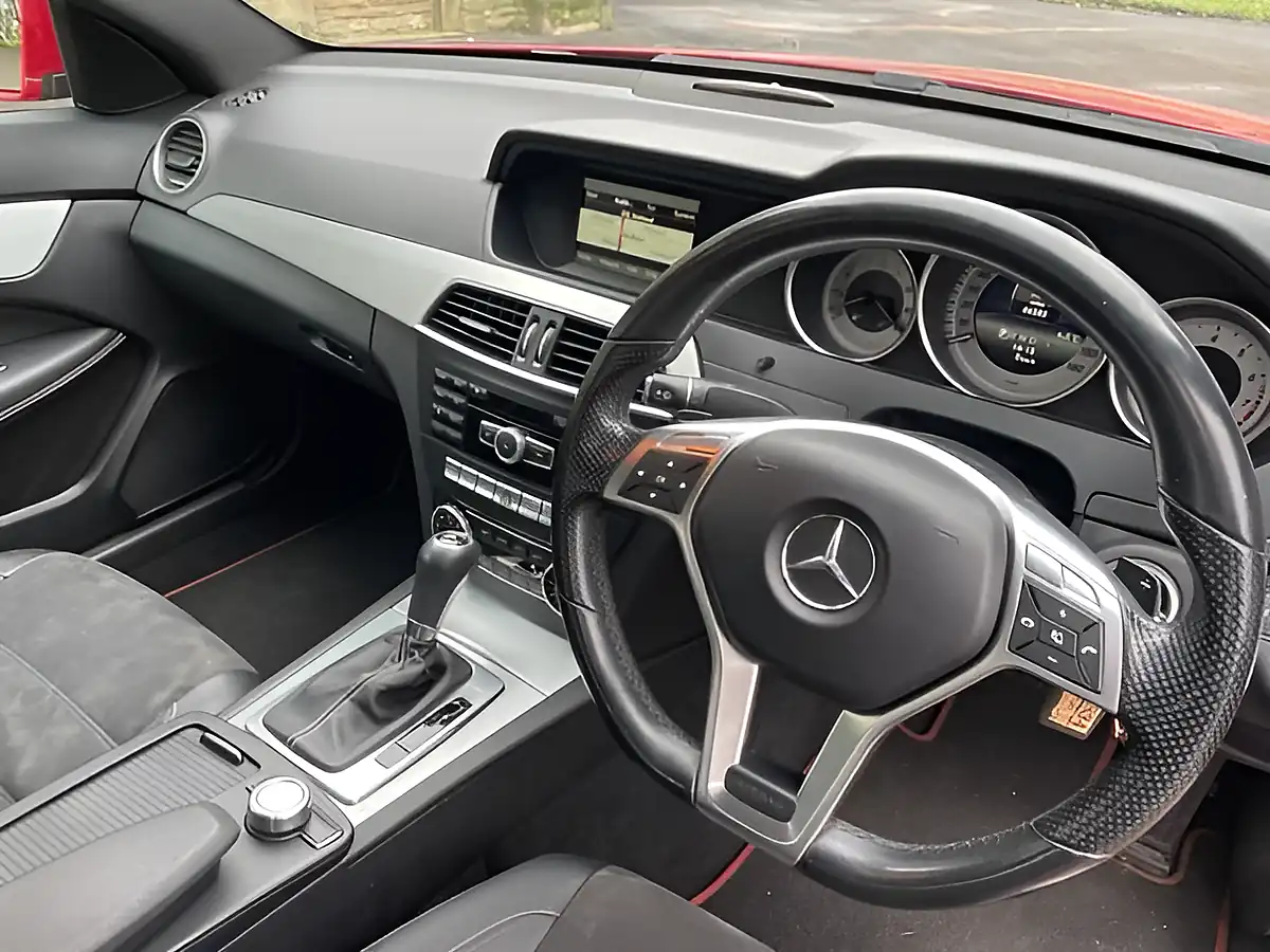 Used 2014 Mercedes-Benz C Class AMG Sport Edition Carmin Red - Interior and Exterior details 13