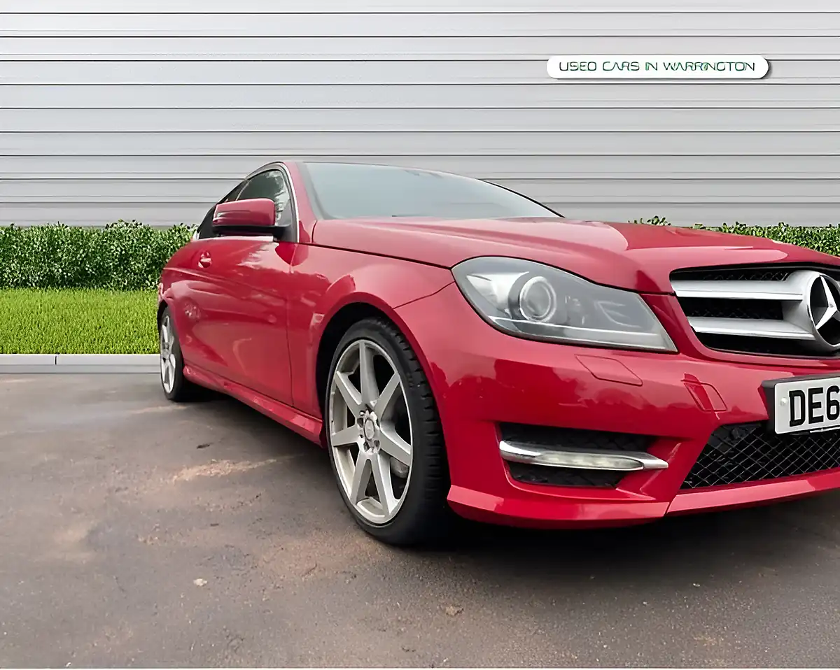 Used 2014 Mercedes-Benz C Class AMG Sport Edition Carmin Red - Interior and Exterior details 3