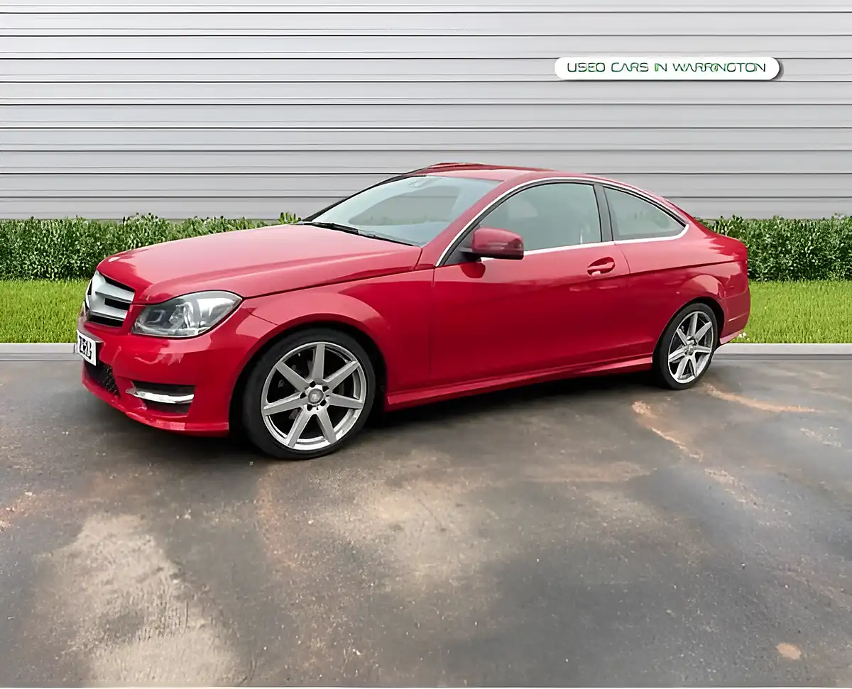 Used 2014 Mercedes-Benz C Class AMG Sport Edition Carmin Red - Interior and Exterior details 5