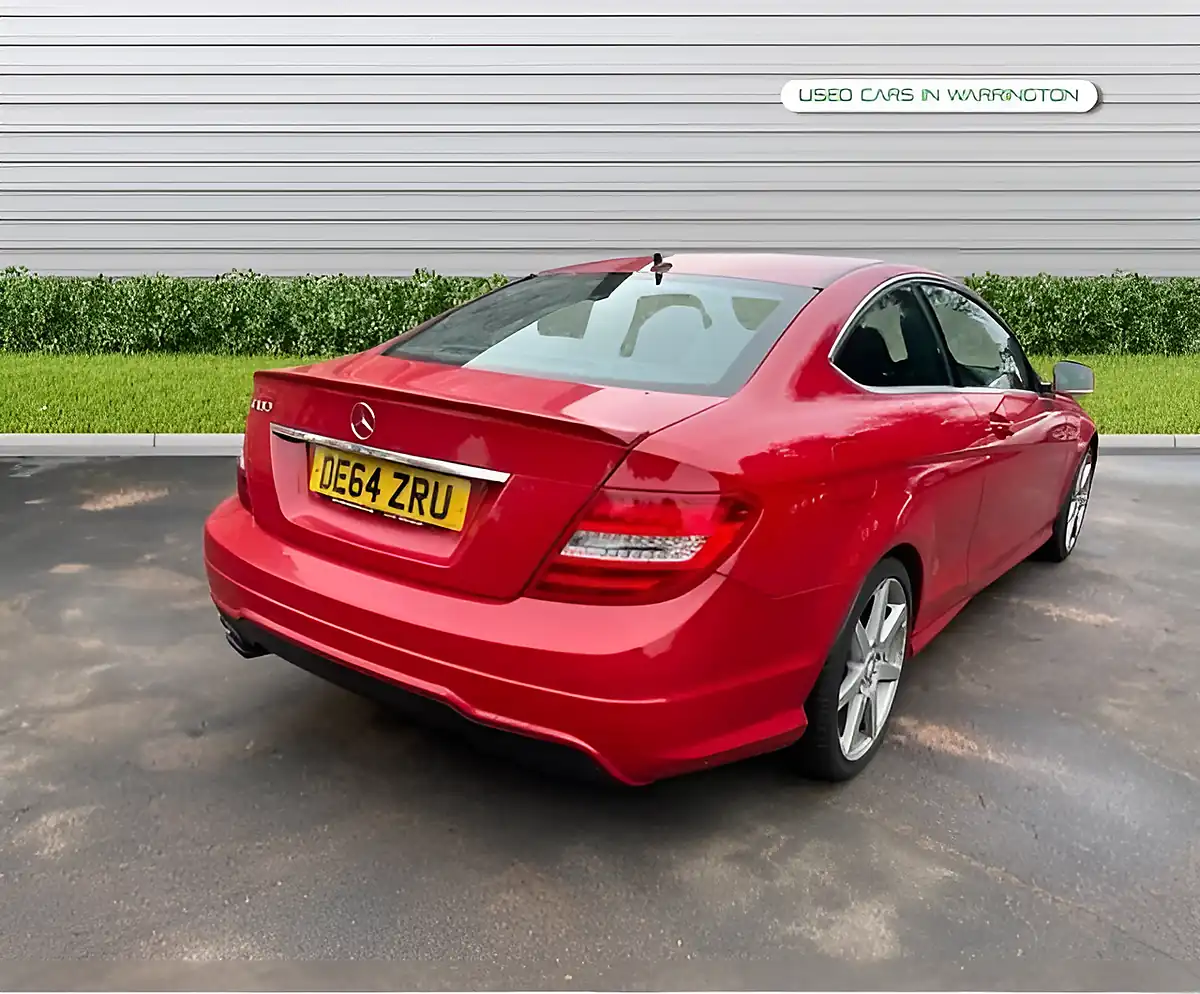 Used 2014 Mercedes-Benz C Class AMG Sport Edition Carmin Red - Interior and Exterior details 6