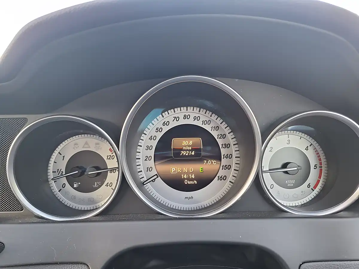 Used 2014 Mercedes-Benz C-Class AMG Sport Edition Coupe Black - Interior and Exterior details 13