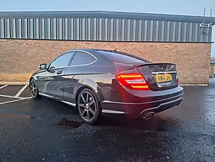 Used 2014 Mercedes-Benz C-Class AMG Sport Edition Coupe Black - Interior and Exterior details 5