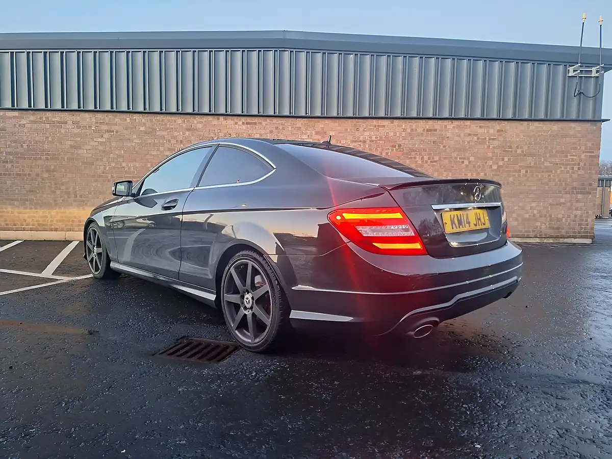 Used 2014 Mercedes-Benz C-Class AMG Sport Edition Coupe Black - Interior and Exterior details 5