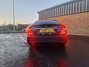 Used 2014 Mercedes-Benz C-Class AMG Sport Edition Coupe Black - Interior and Exterior details 6