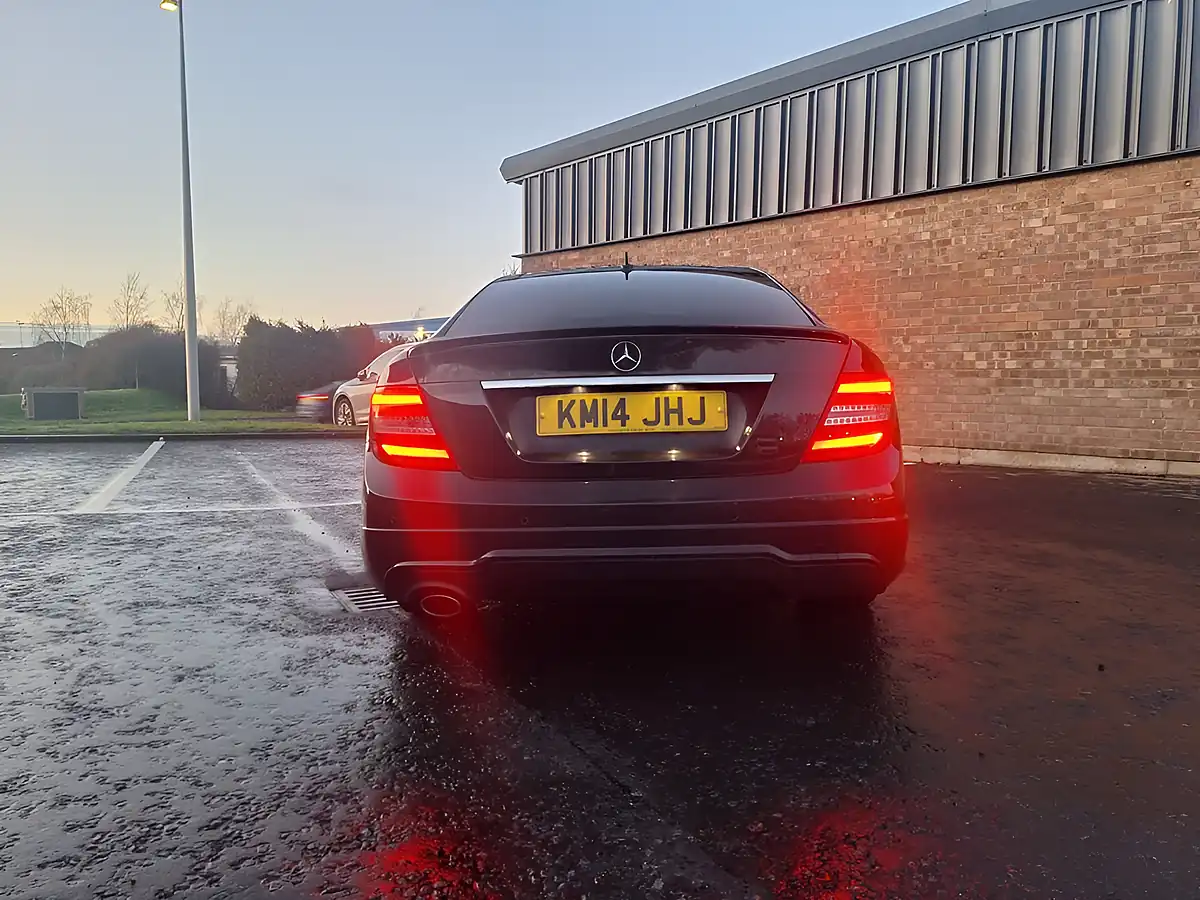 Used 2014 Mercedes-Benz C-Class AMG Sport Edition Coupe Black - Interior and Exterior details 6