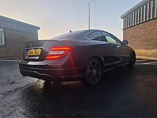 Used 2014 Mercedes-Benz C-Class AMG Sport Edition Coupe Black - Interior and Exterior details 7