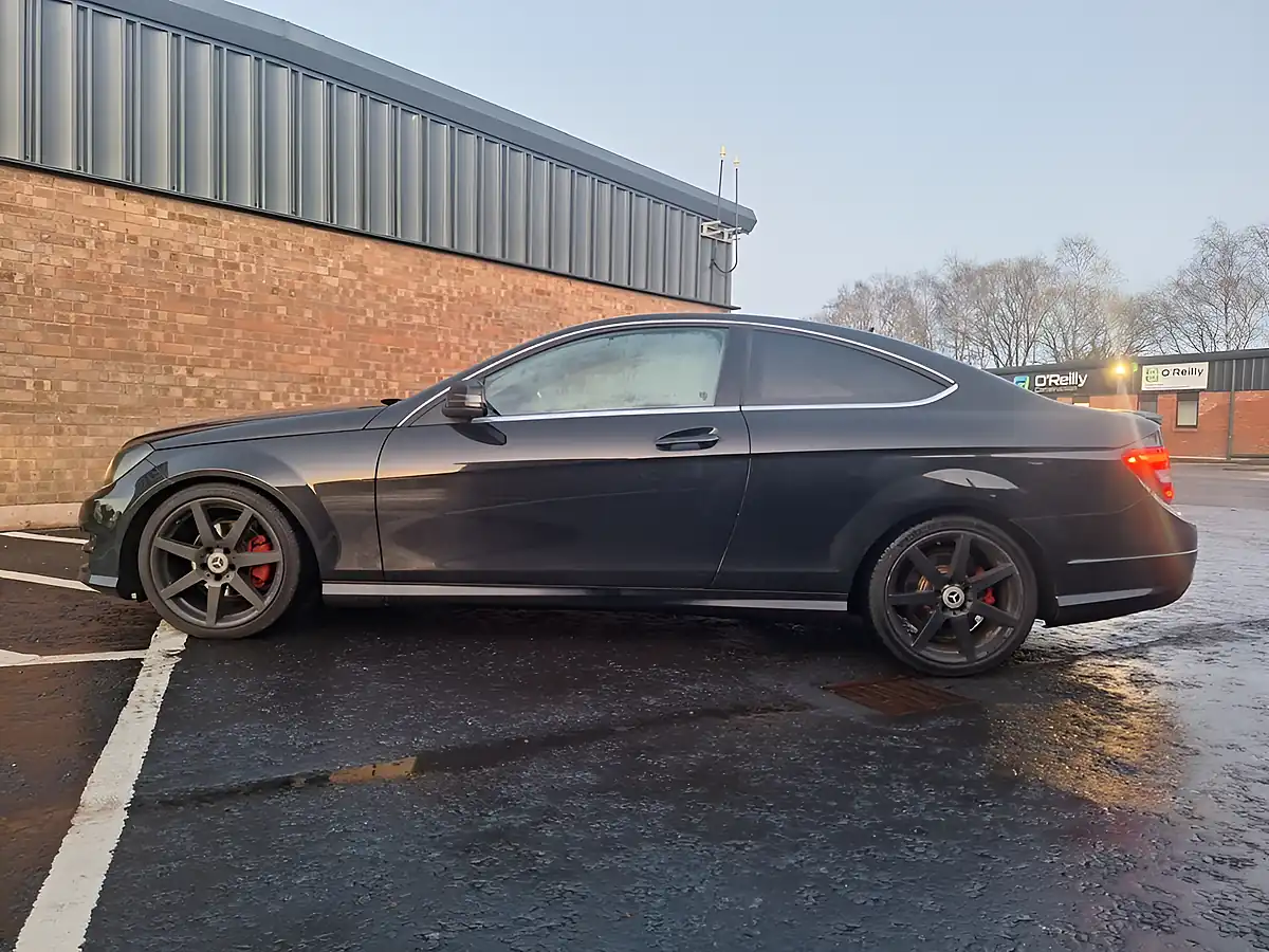 Used 2014 Mercedes-Benz C-Class AMG Sport Edition Coupe Black - Interior and Exterior details 8