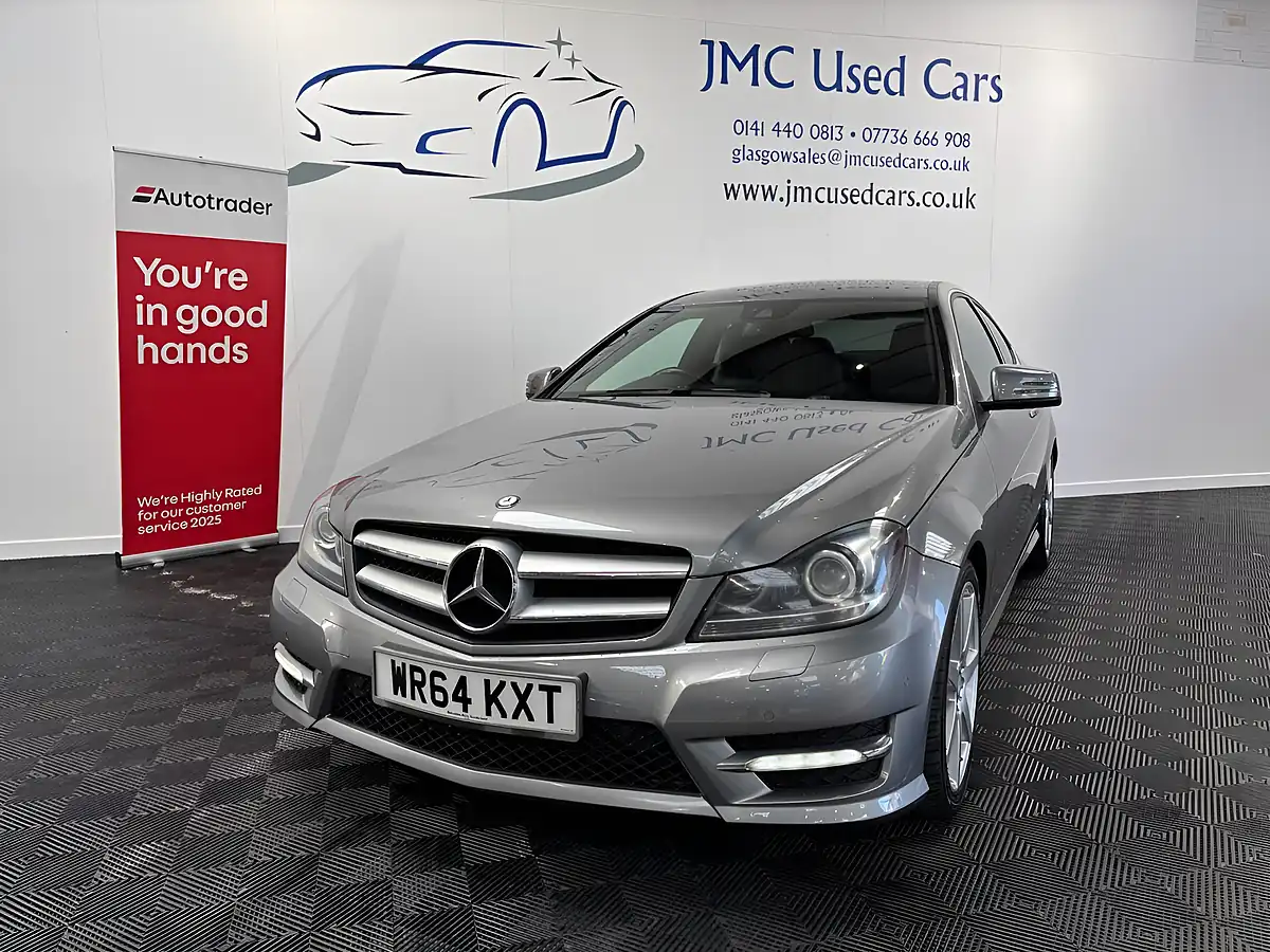 Used 2014 Mercedes-Benz C-Class AMG Sport Edition Iridium Silver - Front View