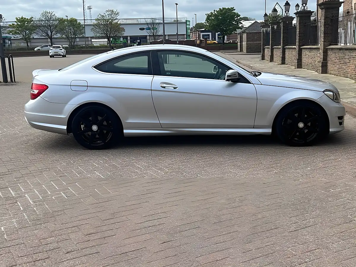 Used 2014 Mercedes-Benz C Class AMG Sport Edition Silver - Interior and Exterior details 20