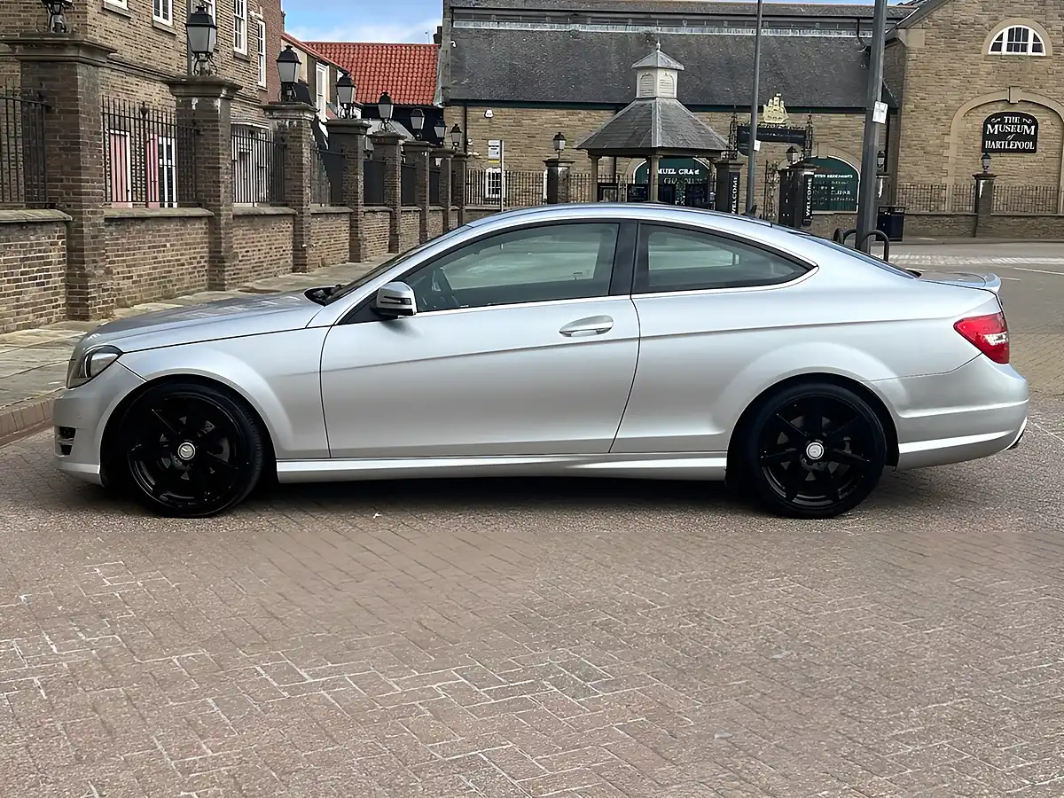 Used 2014 Mercedes-Benz C Class AMG Sport Edition Silver - Interior and Exterior details 4