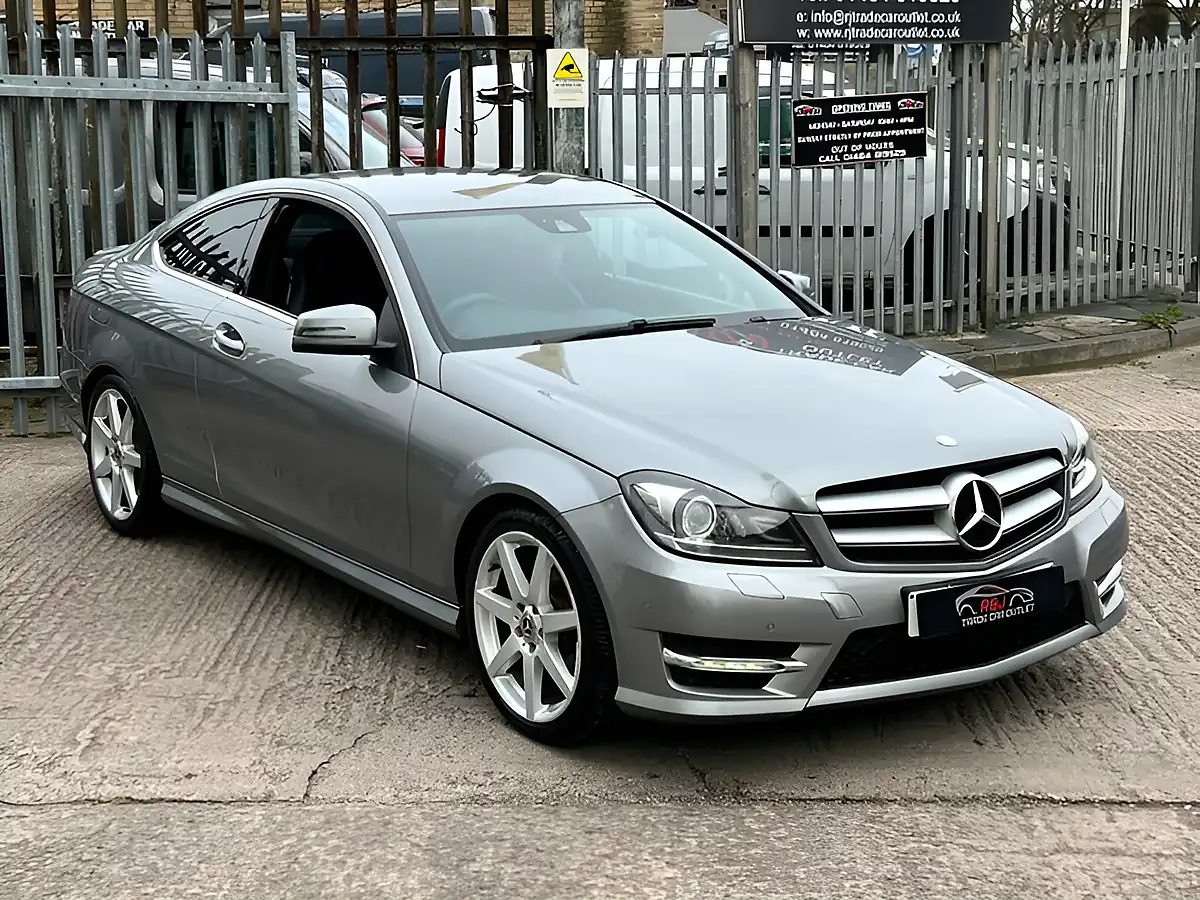 Used 2014 Mercedes-Benz C Class AMG Sport Edition Silver - Interior and Exterior details 5