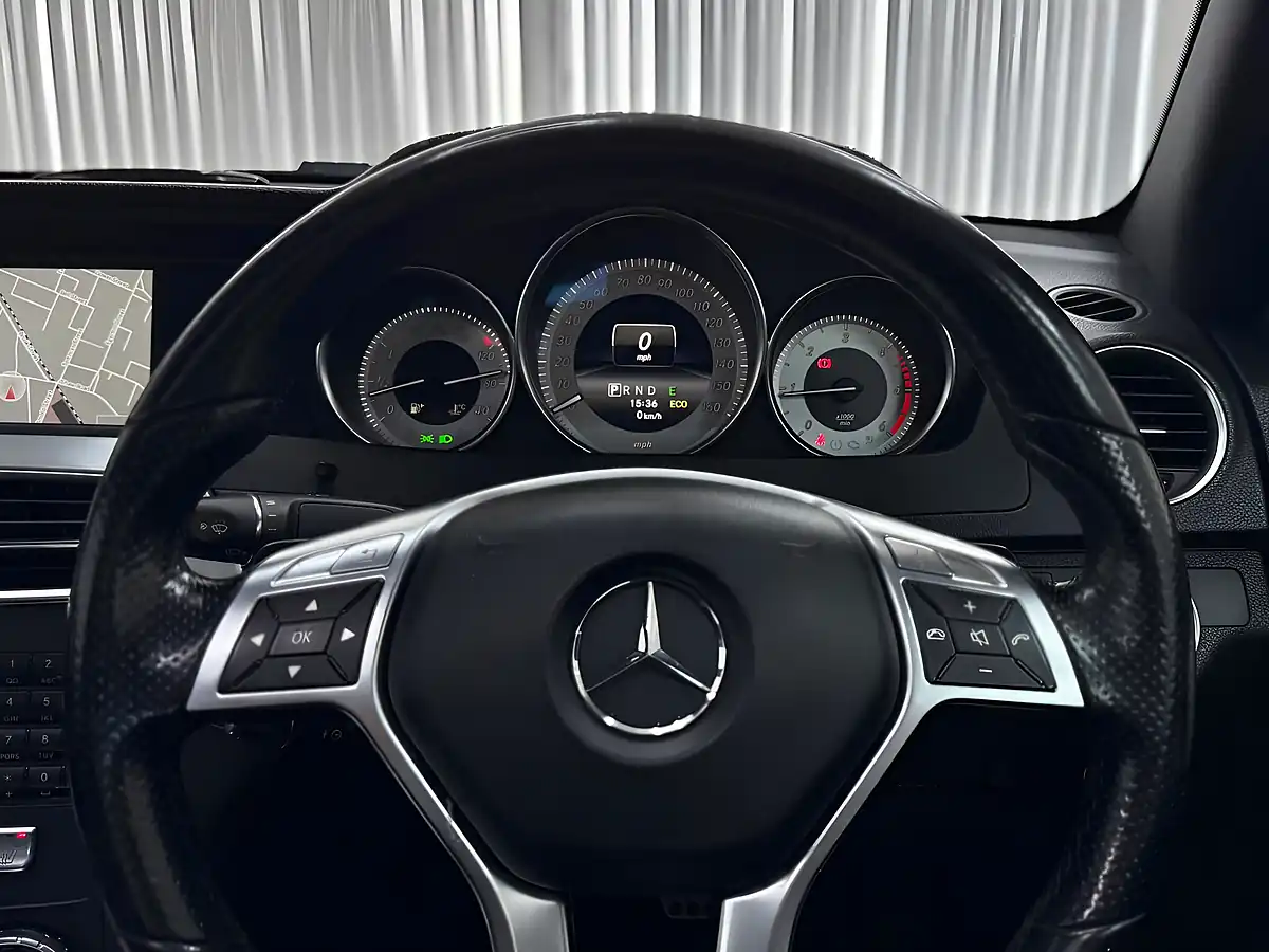 Used 2014 Mercedes-Benz C Class AMG Sport Edition Silver - Interior and Exterior details 15