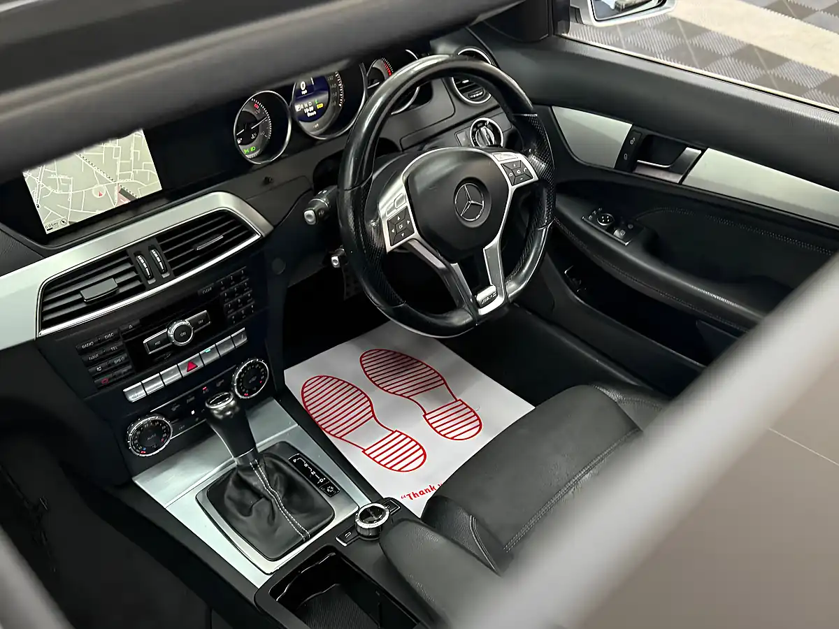 Used 2014 Mercedes-Benz C Class AMG Sport Edition Silver - Interior and Exterior details 2