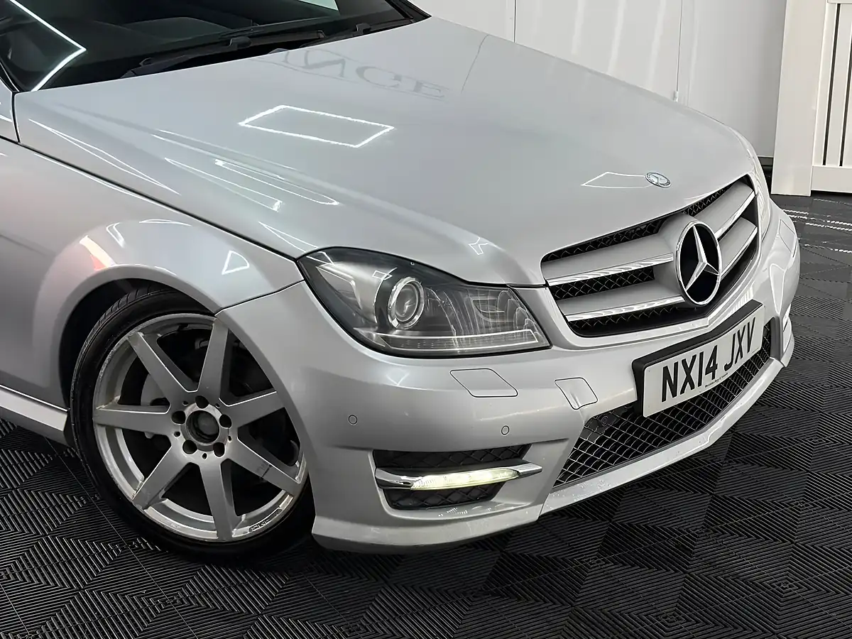 Used 2014 Mercedes-Benz C Class AMG Sport Edition Silver - Interior and Exterior details 8