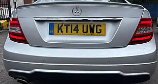 Used 2014 Mercedes-Benz C Class AMG Sport Edition Silver - Interior and Exterior details 19