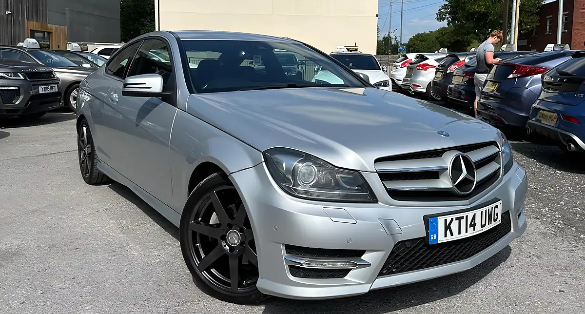Used 2014 Mercedes-Benz C Class AMG Sport Edition Silver - Interior and Exterior details 3