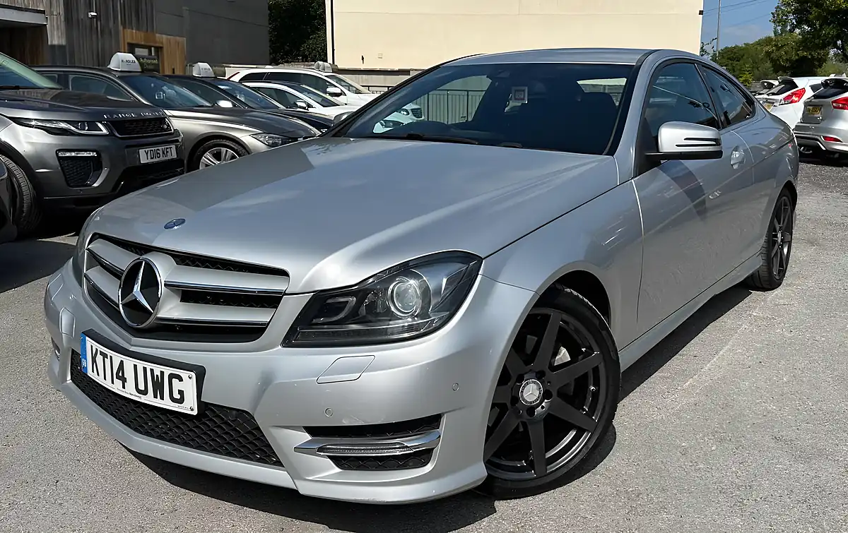 Used 2014 Mercedes-Benz C Class AMG Sport Edition Silver - Interior and Exterior details 4