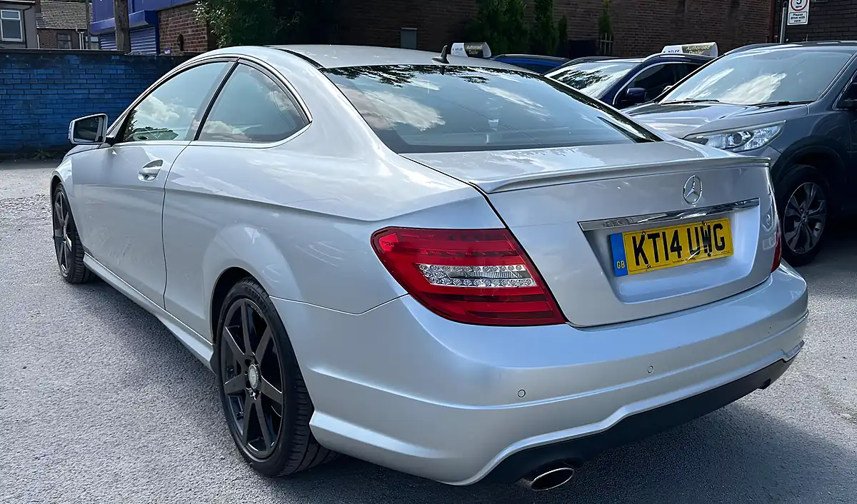 Used 2014 Mercedes-Benz C Class AMG Sport Edition Silver - Interior and Exterior details 6