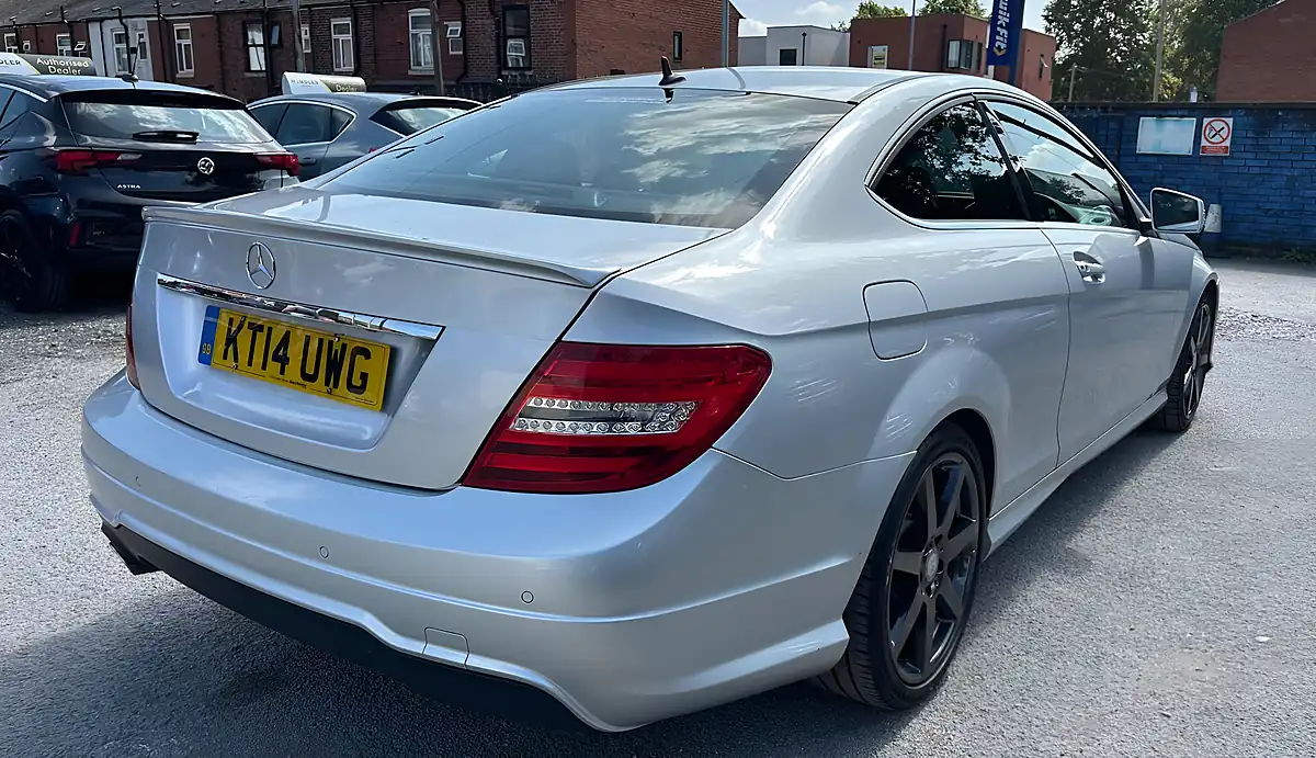 Used 2014 Mercedes-Benz C Class AMG Sport Edition Silver - Interior and Exterior details 8