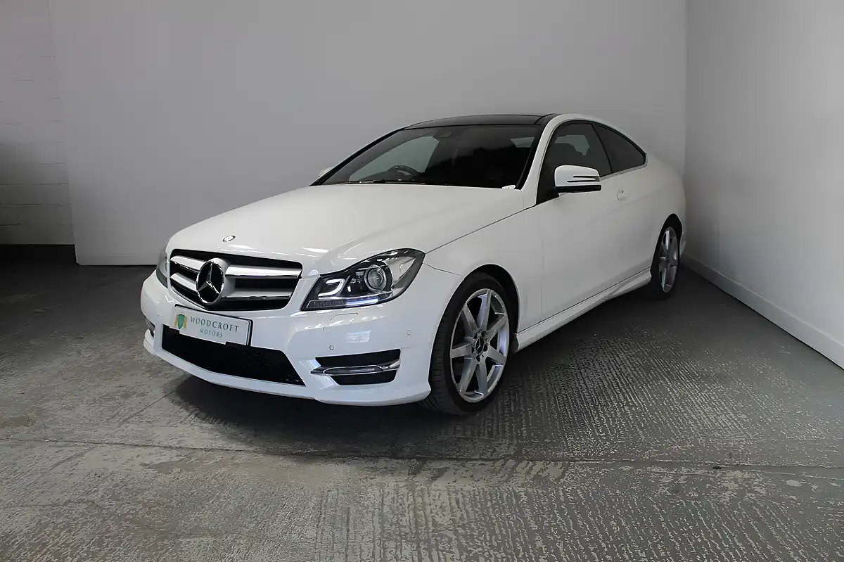 Used 2014 Mercedes-Benz C Class AMG Sport Edition White - Interior and Exterior details 2