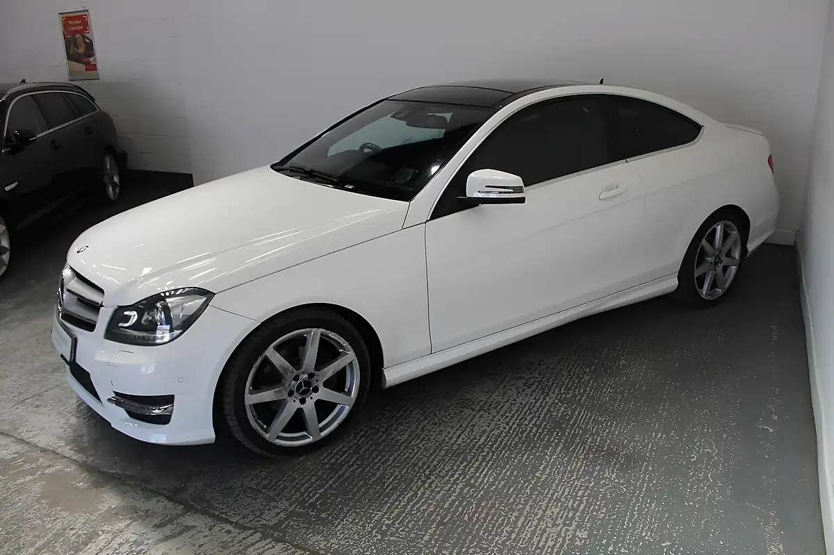 Used 2014 Mercedes-Benz C Class AMG Sport Edition White - Interior and Exterior details 4