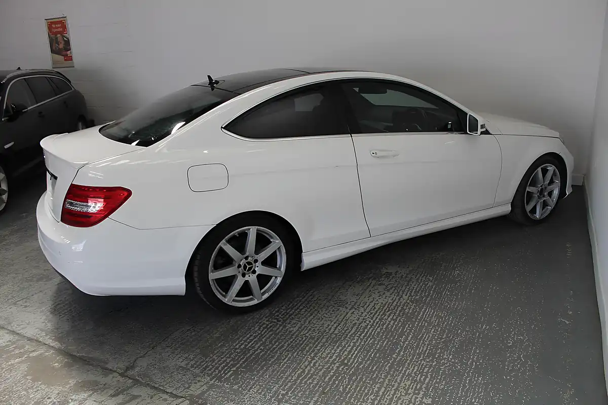 Used 2014 Mercedes-Benz C Class AMG Sport Edition White - Interior and Exterior details 8