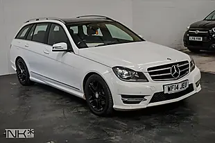 Used 2014 Mercedes-Benz C Class AMG Sport Edition White - Interior and Exterior details 3