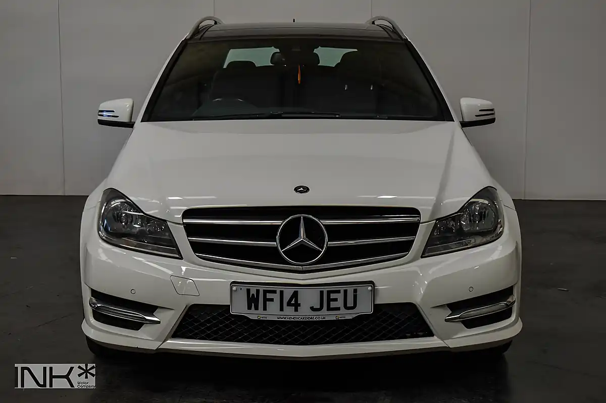 Used 2014 Mercedes-Benz C Class AMG Sport Edition White - Interior and Exterior details 4