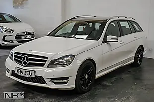 Used 2014 Mercedes-Benz C Class AMG Sport Edition White - Interior and Exterior details 5