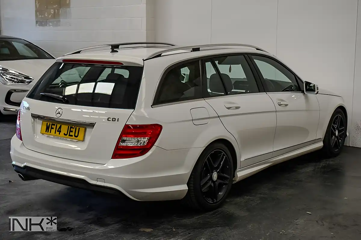Used 2014 Mercedes-Benz C Class AMG Sport Edition White - Interior and Exterior details 6