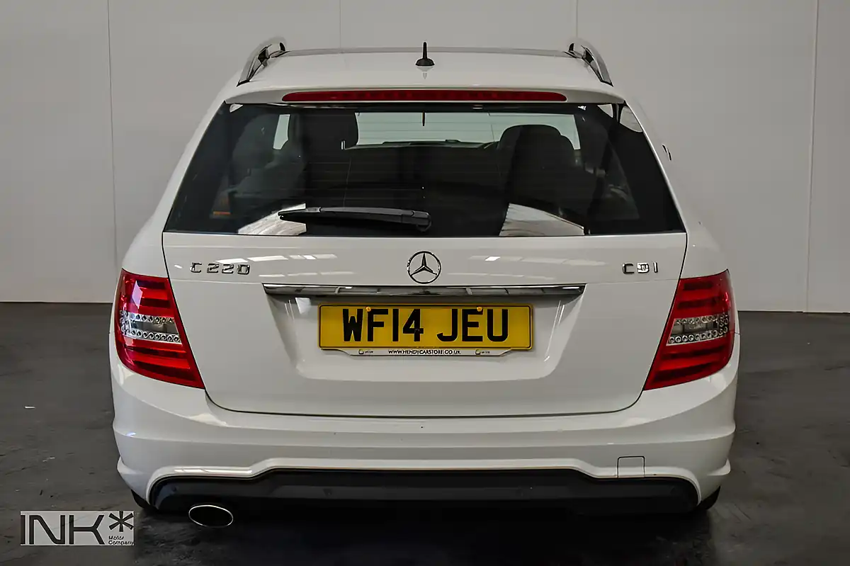 Used 2014 Mercedes-Benz C Class AMG Sport Edition White - Interior and Exterior details 7