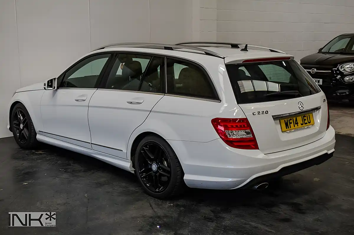 Used 2014 Mercedes-Benz C Class AMG Sport Edition White - Interior and Exterior details 8