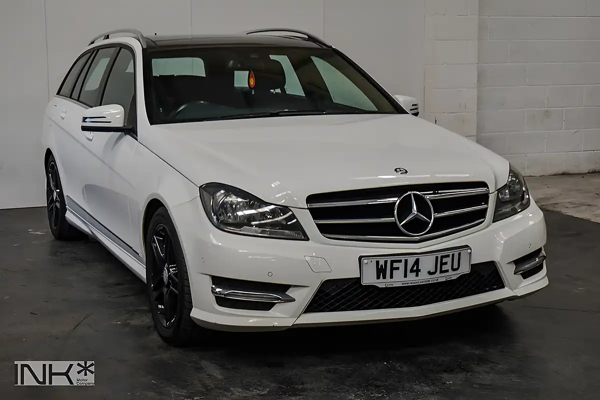 Used 2014 Mercedes-Benz C Class AMG Sport Edition White - Interior and Exterior details 9