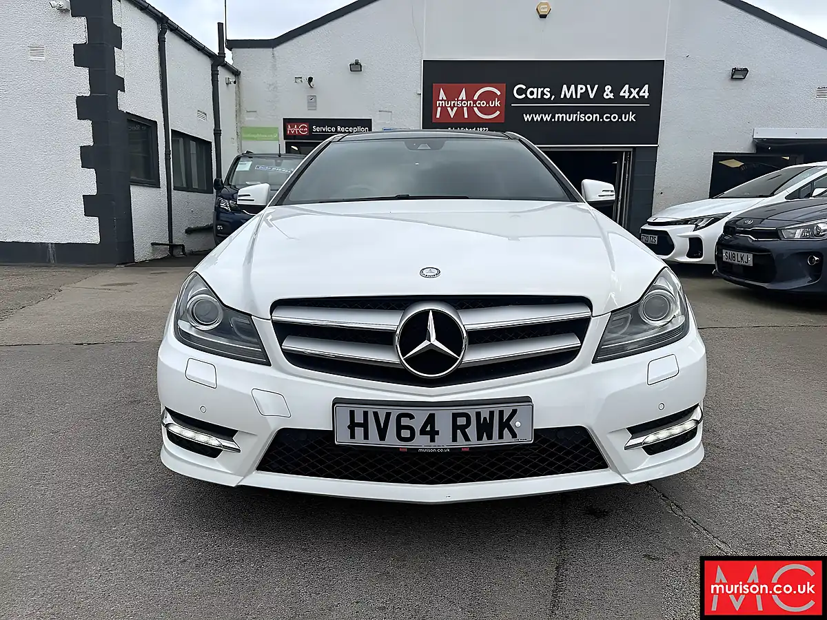 Used 2014 Mercedes-Benz C Class AMG Sport Edition White - Interior and Exterior details 4