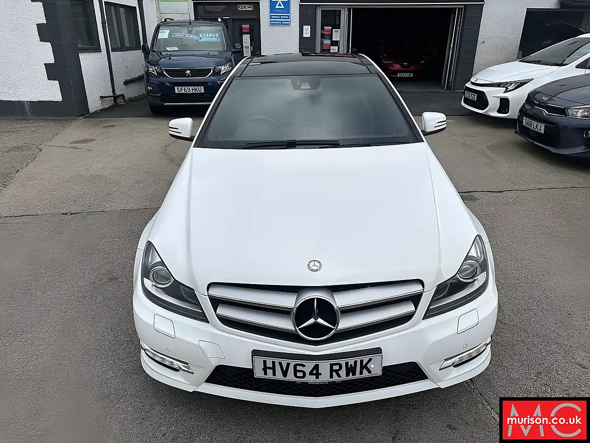 Used 2014 Mercedes-Benz C Class AMG Sport Edition White - Interior and Exterior details 7