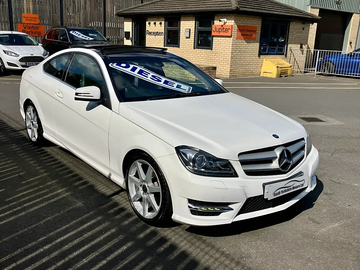 Used 2014 Mercedes-Benz C Class AMG Sport Edition White - Interior and Exterior details 13