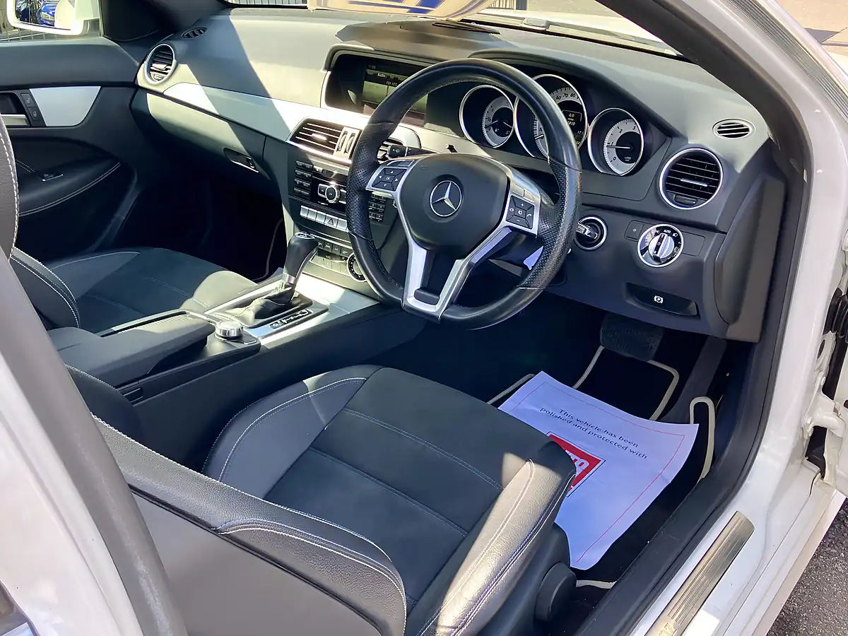 Used 2014 Mercedes-Benz C Class AMG Sport Edition White - Interior and Exterior details 2