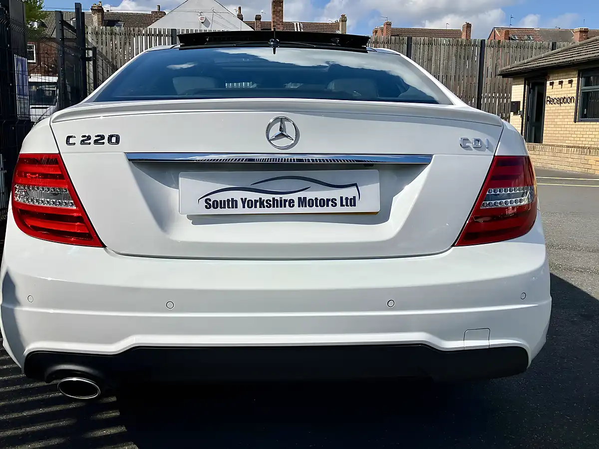 Used 2014 Mercedes-Benz C Class AMG Sport Edition White - Interior and Exterior details 5